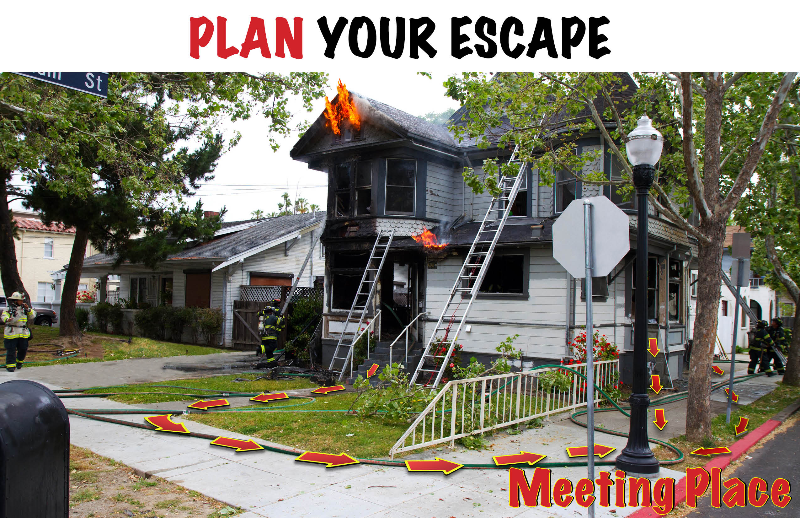 HomeFireSafetyPlanEscapeHouseFire